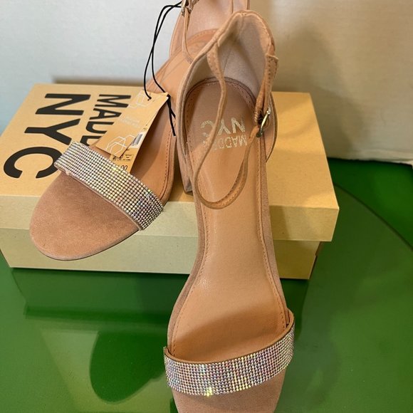 Madden NYC Shoes - Madden NYC Blush Block Heel City Sandal